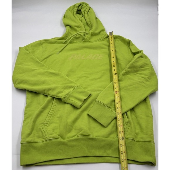 Palace Skateboards‎ Men's L Jumbo Ferg Neon Green Cotton Hoodie Sweatshirt - Picture 5 of 7